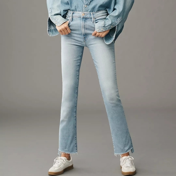 MOTHER Denim - MOTHER The Insider Crop Step Fray in Limited Edition size 28 NWT